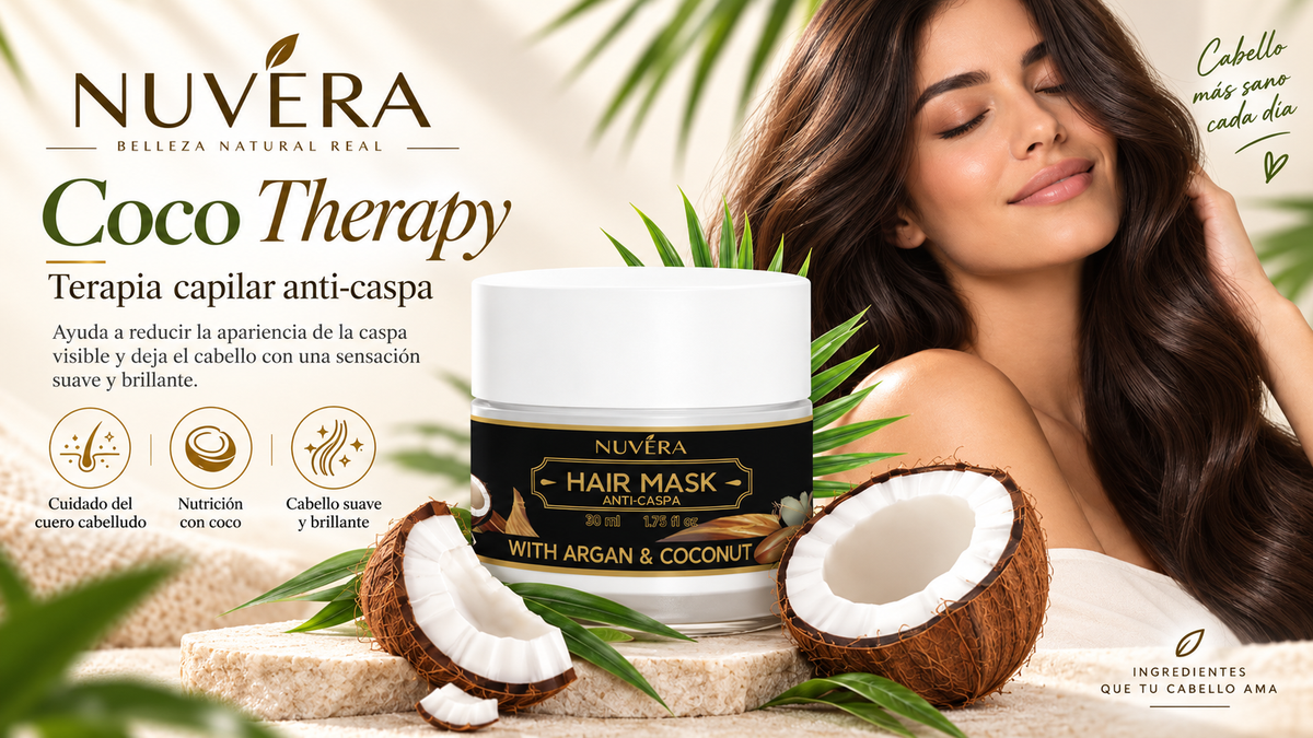 NUVÉRA Coco Therapy tratamiento capilar anticaspa
