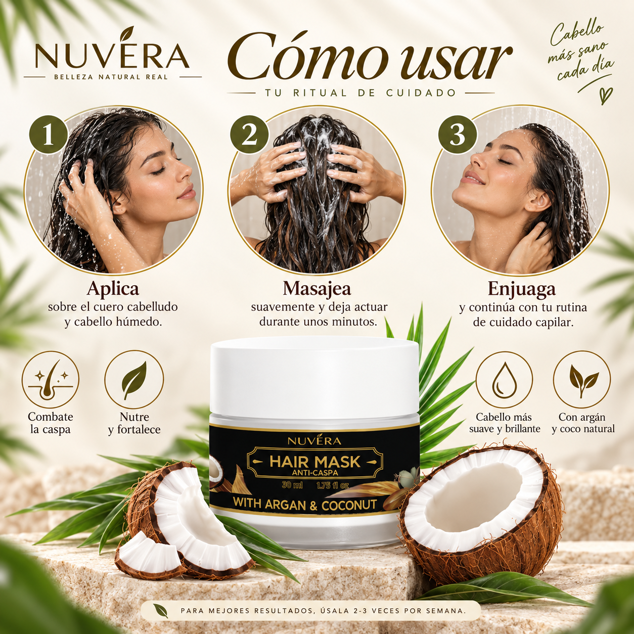 Cómo usar NUVÉRA Coco Therapy