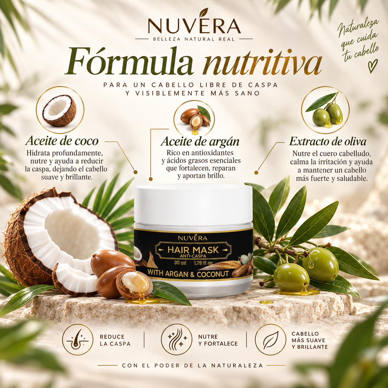 Fórmula nutritiva de NUVÉRA Coco Therapy